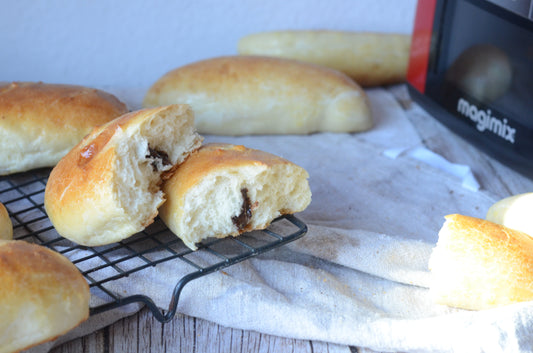 Bollitos de leche y chocolate Magimix