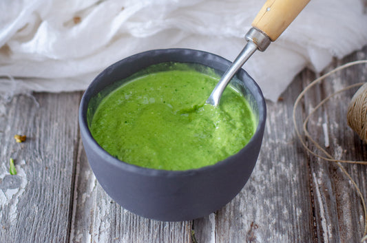 Pesto de aguacate y kale en la Magimix