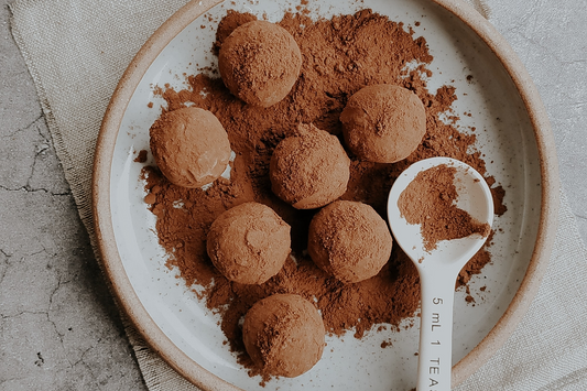 Trufas de chocolate y canela