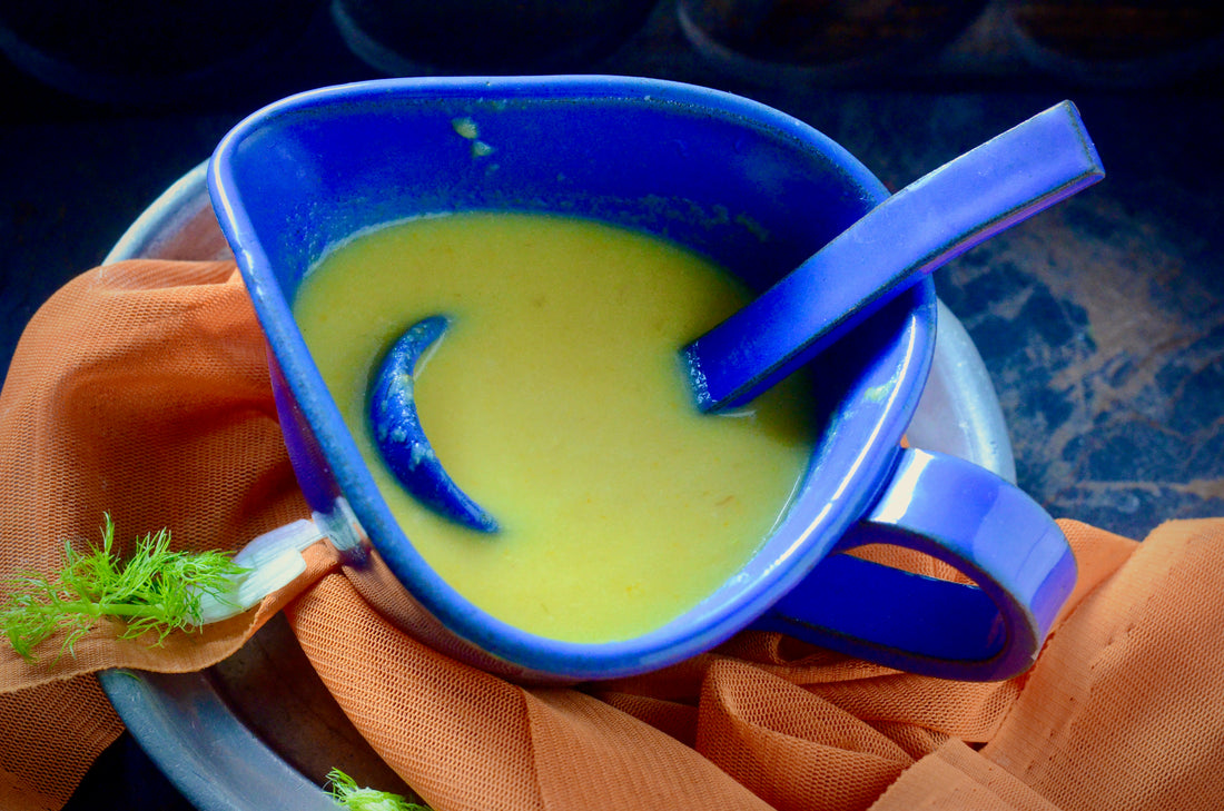 Salsa de hinojo a la naranja