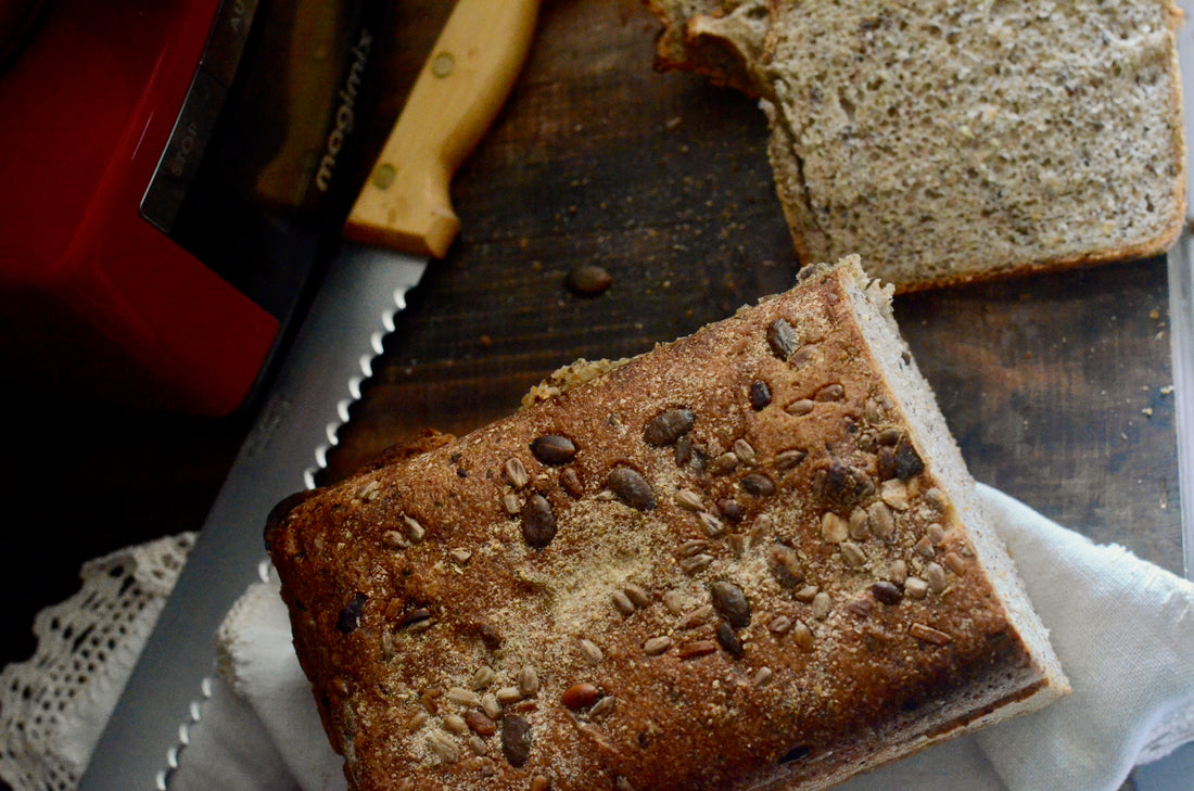 Pan de molde con lino magimix