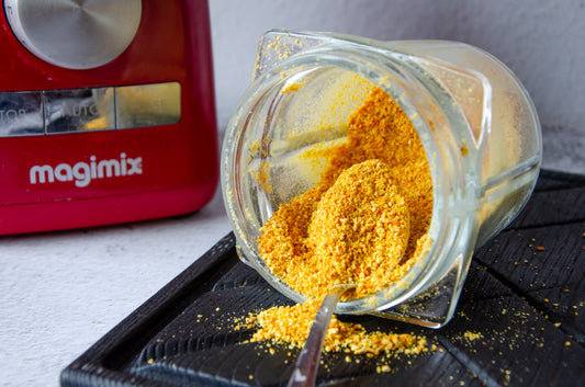 Como hacer polvo de naranja con la magimx.