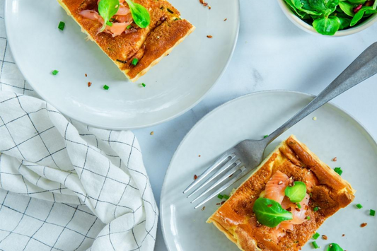 Quiche de salmón
