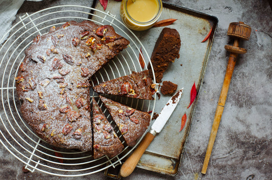 Brownie con caramelo salado hecho en cookexpert