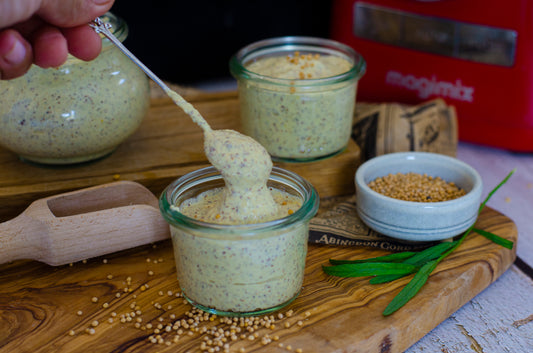 Como hacer mostaza casera en la CookExpert de Magimix